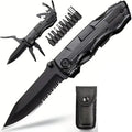 Valentine'S Day, Pocket Knife Multi-functional Folding Knife, Birthday Gift For Husband Boyfriend, Cool Outdoor Camping Hiking
