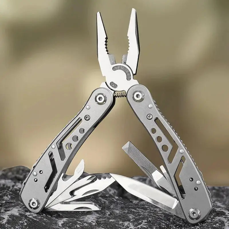 Stainless Steel 24 in 1 Multitool Cutter Screwdriver Portable for Camping Hunting Outdoor Gift High Quality Folding Tool for Men