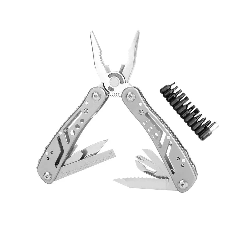 Stainless Steel 24 in 1 Multitool Cutter Screwdriver Portable for Camping Hunting Outdoor Gift High Quality Folding Tool for Men