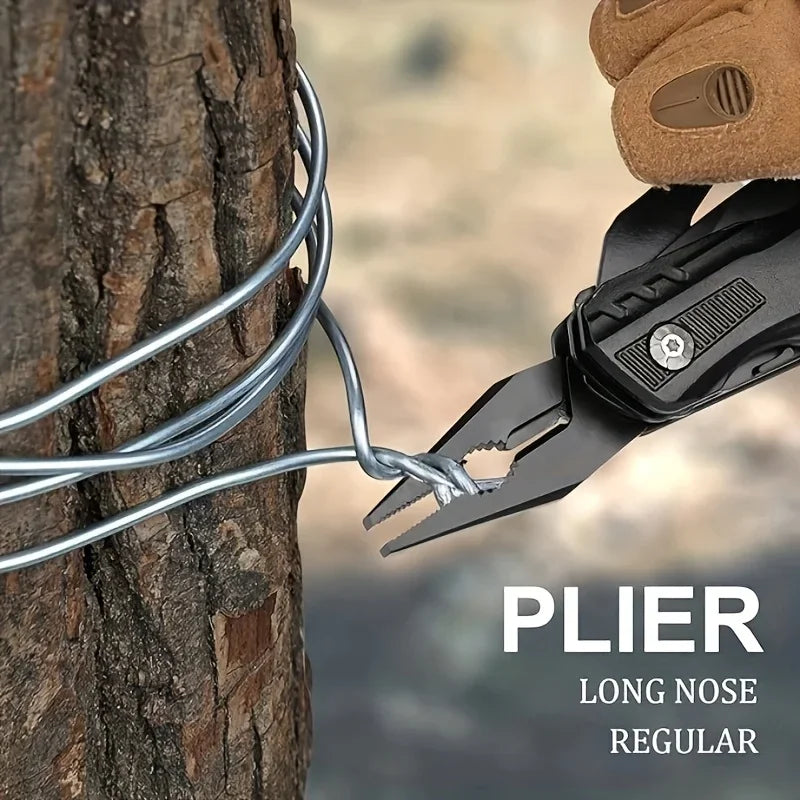 Valentine'S Day, Pocket Knife Multi-functional Folding Knife, Birthday Gift For Husband Boyfriend, Cool Outdoor Camping Hiking