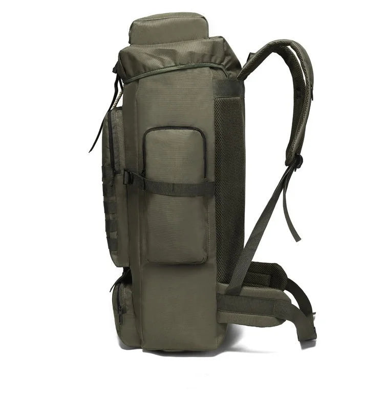56/75L Oversize Tactical Backpacks For Man Hiking Outdoor Survival Bags 3P Assault Pack EDC Molle Pack For Trekking Hunting Bag