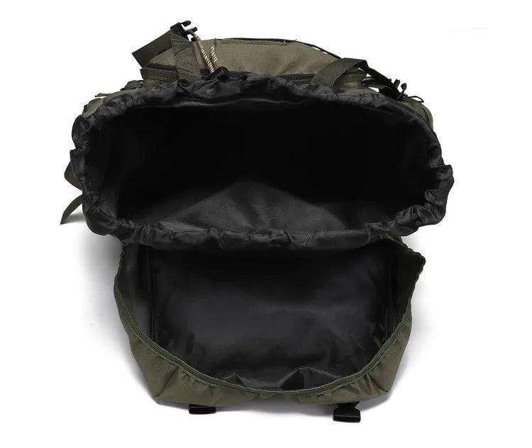 56/75L Oversize Tactical Backpacks For Man Hiking Outdoor Survival Bags 3P Assault Pack EDC Molle Pack For Trekking Hunting Bag