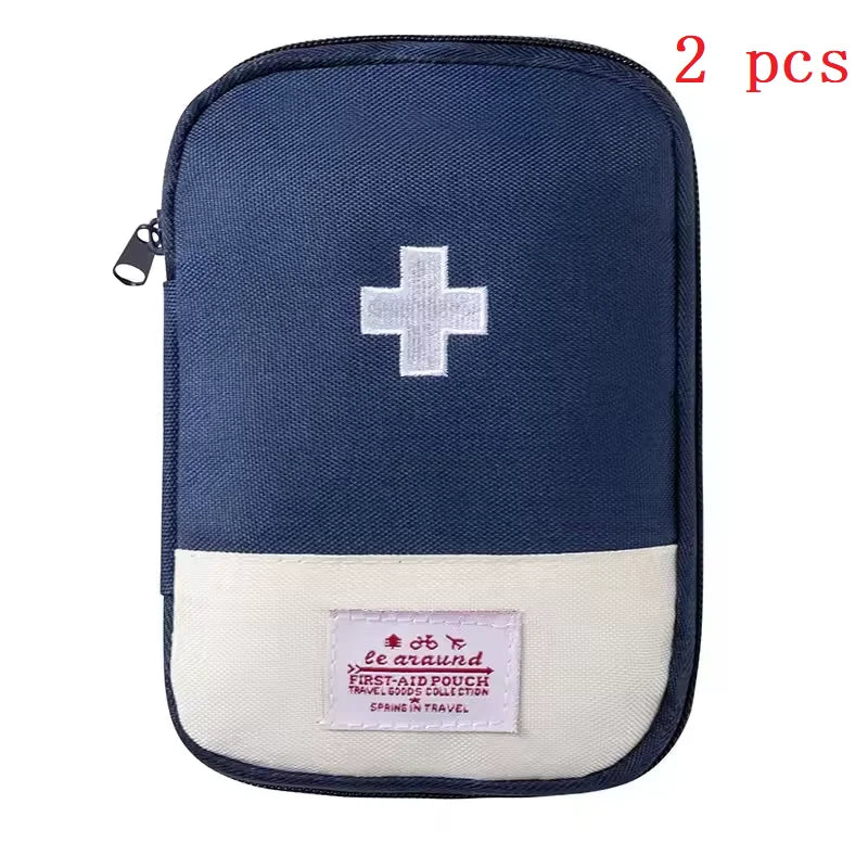 High-Capacity Portable First Aid Kit, Travel Medicine And Medication Storage Bag Oxford Cloth Organizer Box Emergency Survival