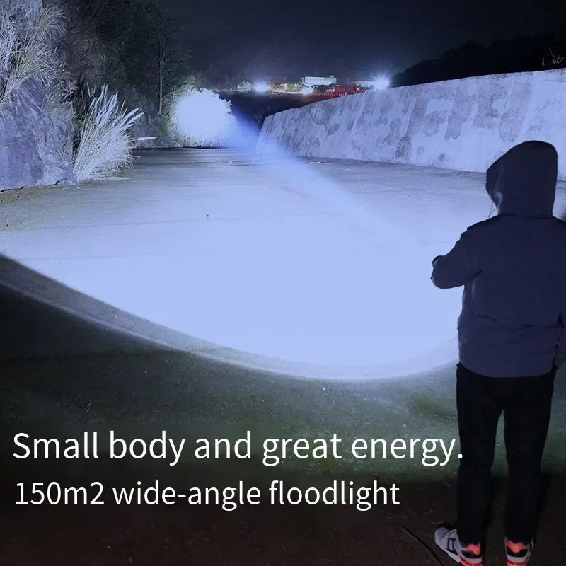 Portable Mini LED Flashlight 3LED Ultra Strong Light Flash Light USB Rechargeable Built-in Battery with Pen Clip