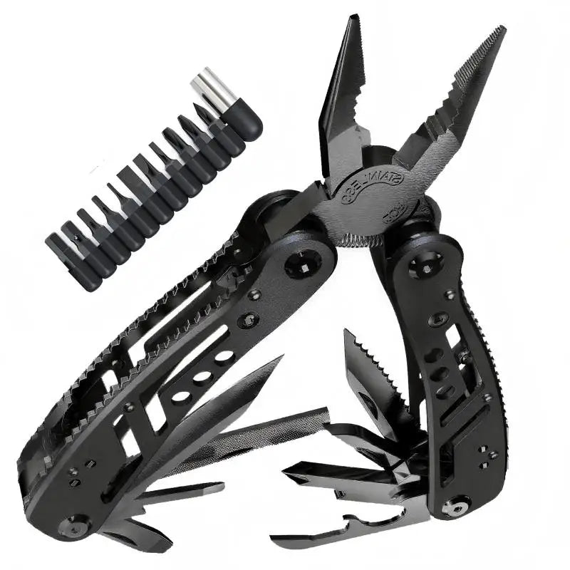 Stainless Steel 24 in 1 Multitool Cutter Screwdriver Portable for Camping Hunting Outdoor Gift High Quality Folding Tool for Men
