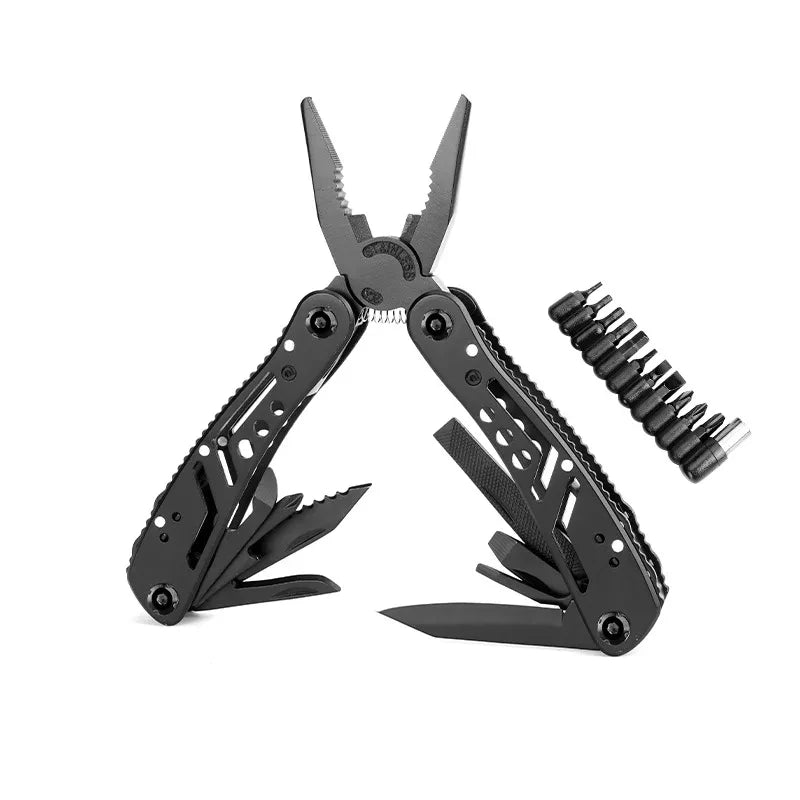 Stainless Steel 24 in 1 Multitool Cutter Screwdriver Portable for Camping Hunting Outdoor Gift High Quality Folding Tool for Men