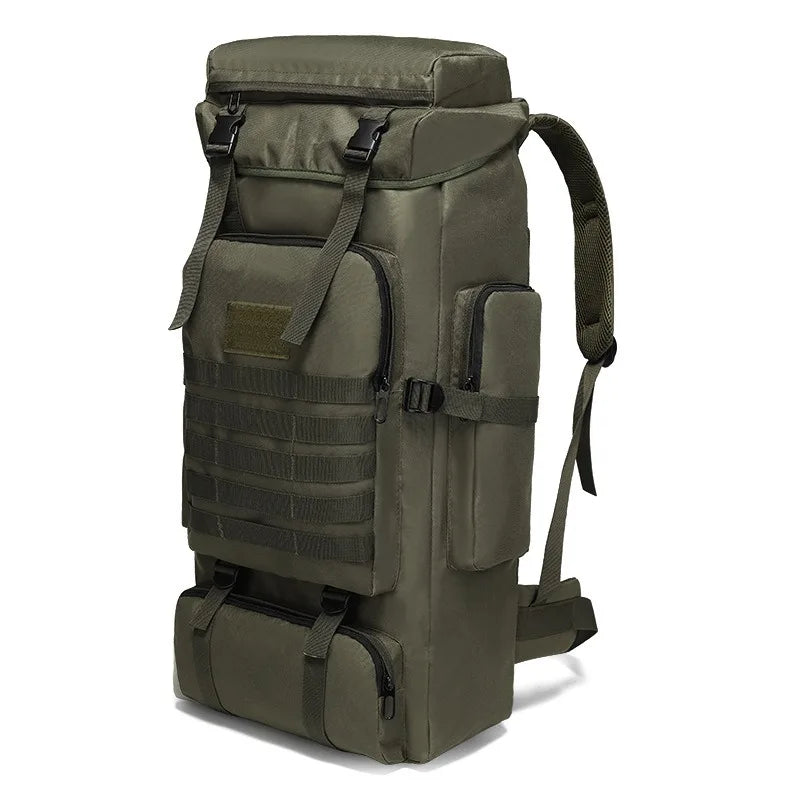 56/75L Oversize Tactical Backpacks For Man Hiking Outdoor Survival Bags 3P Assault Pack EDC Molle Pack For Trekking Hunting Bag