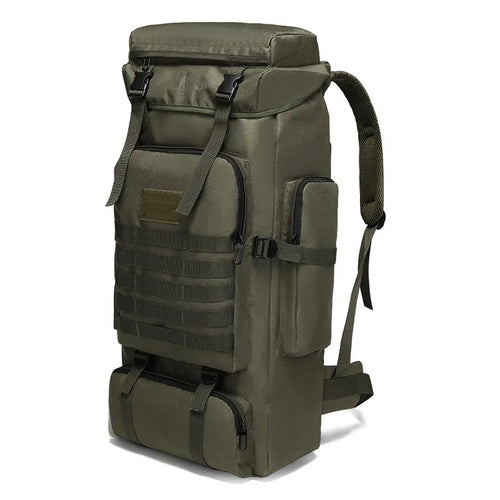 56/75L Oversize Tactical Backpacks For Man Hiking Outdoor Survival Bags 3P Assault Pack EDC Molle Pack For Trekking Hunting Bag