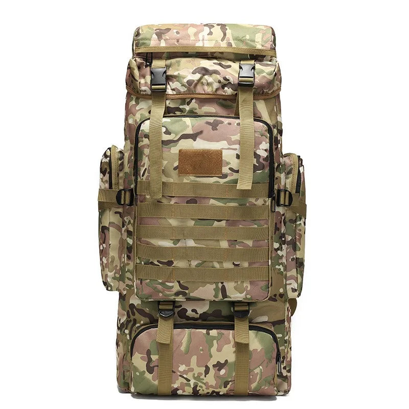 56/75L Oversize Tactical Backpacks For Man Hiking Outdoor Survival Bags 3P Assault Pack EDC Molle Pack For Trekking Hunting Bag
